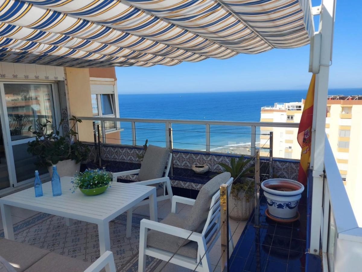 Ferienwohnung Spectacular Views Penthouse In 1St Line Beach Torrox Exterior foto