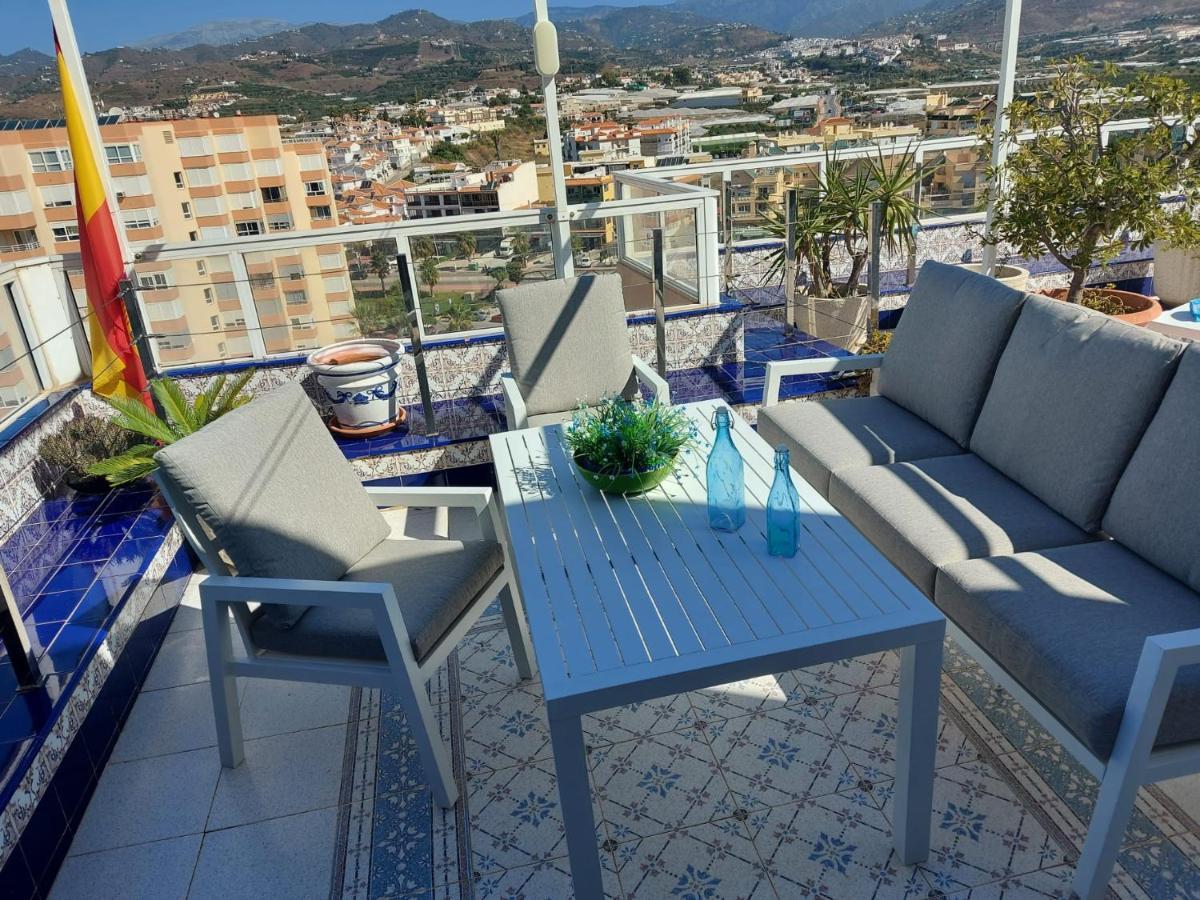 Ferienwohnung Spectacular Views Penthouse In 1St Line Beach Torrox Exterior foto